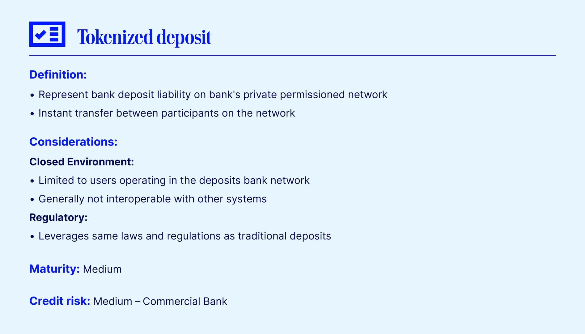 Digital cash instruments